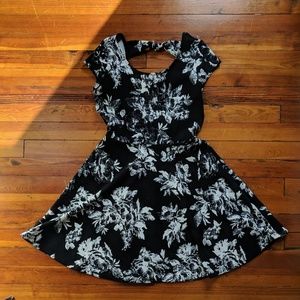 Black Floral Dress